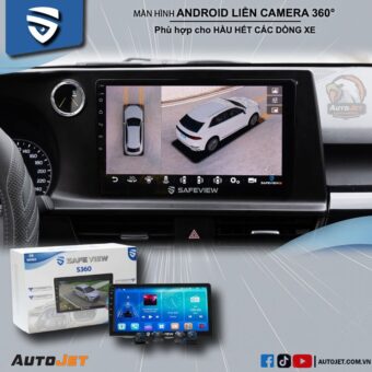 MÀN HÌNH ANDROID LIỀN CAMERA 360° SAFEVIEW S8